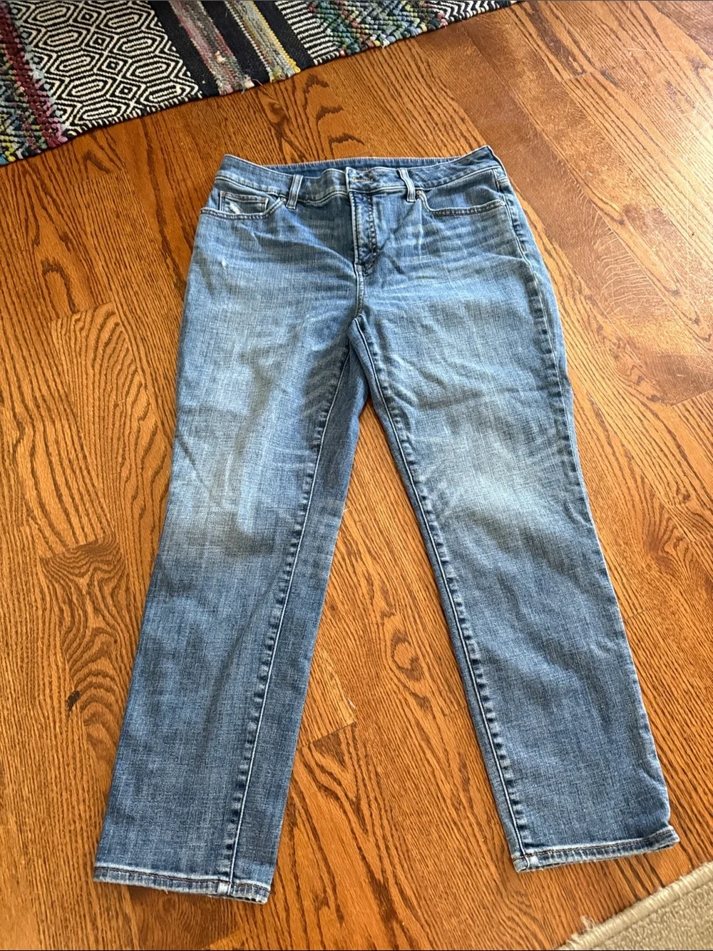 Chico's Women's Light Blue Straight Leg Jeans